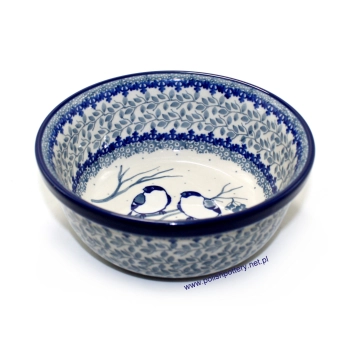 Miska 0,6L z rantem Ø16cm dek. U4830X Białe Gile